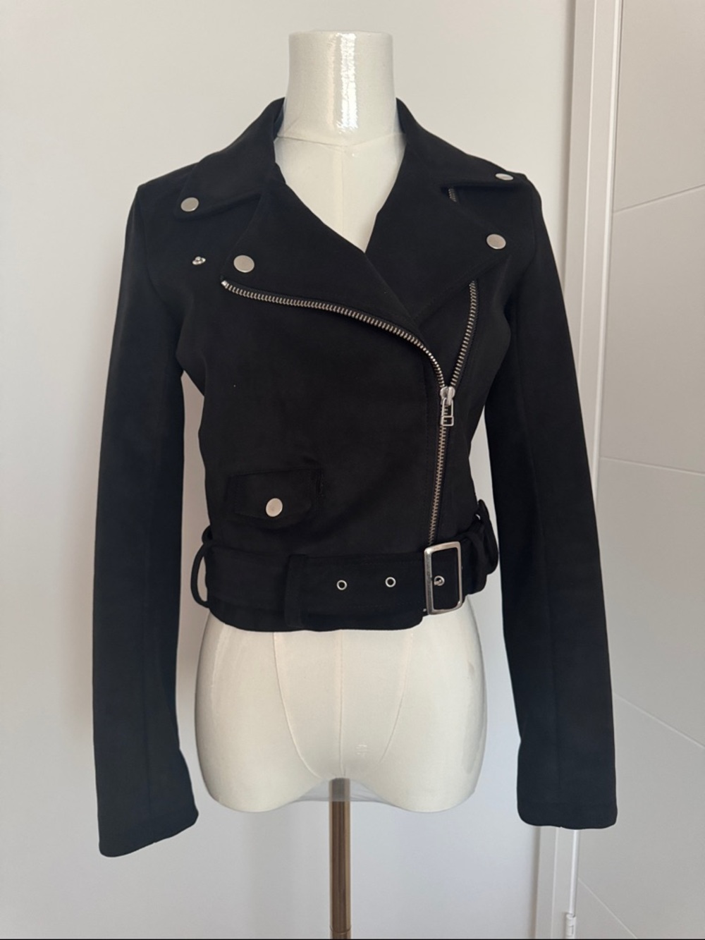 Aritzia Talula (old Babaton) - suede biker jacket